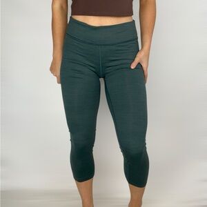 OUTDOOR VOICES Flex Leggings in‎ Evergreen Mid Rise Stretch Workout Yoga Gym